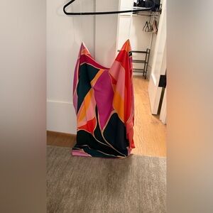 Vici Multicolor Abstract Tunic Top